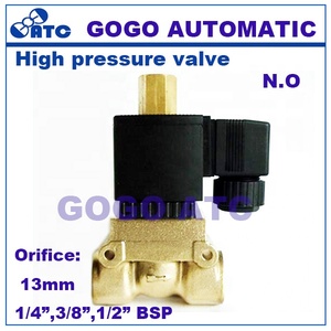 Válvula Solenoide de Alta Presión y Alta Temperatura de 30 bar, 1/4 3/8 1/2 BSP, 24 12V, Orificio de 13 mm, Normalmente Abierta, Válvula Piloto de Latón de Alta Calidad - Product Image 2