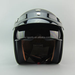 <span class=keywords><strong>Casco</strong></span> Retro <span class=keywords><strong>TORC</strong></span> T57 para Motocicletas - Negro Mate - Product Image 4