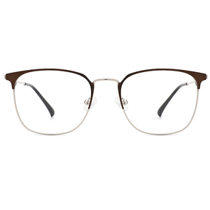 ผู้ผลิตแว่นตา Armazon De Acetato กรอบแว่นตาโลหะสี่เหลี่ยมกรอบแว่นตาอินเทรนด์ - Product Image 2