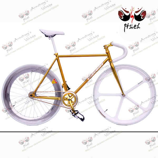 700c односкоростной дешевые шоссейный велосипед, способный преодолевать Броды для продажи золотые спереди, 5-спицевый