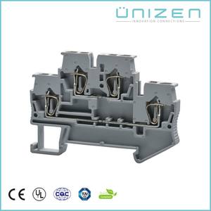 UNIZEN Prodotti di Qualità di Hight Doppio Strato Elettrico Primavera Morsettiera Connettore - Product Image 1