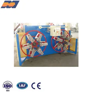 Electric motor winding drip irrigation pipe winder machine