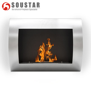 Indoor Used Living Room Decorative <strong>Bio</strong> <strong>Ethanol</strong> <strong>Wall</strong> <strong>Mounted</strong> <strong>Fireplace</strong> - Product Image 4