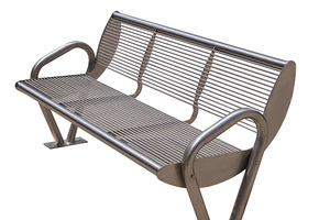 Prix des bancs <span class=keywords><strong>de</strong></span> parc tubulaires en acier métallique revêtus <span class=keywords><strong>de</strong></span> poudre pour <span class=keywords><strong>jardin</strong></span> extérieur rustique - Product Image 4