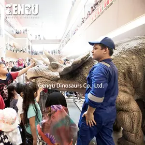 Membuat Simulasi Dinosaurus Kostum Animatronik