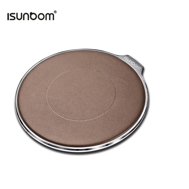 New Design 10w fast wireless mobilephone charging QI wireless travel charger pad