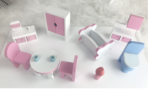 <span class=keywords><strong>Maison</strong></span> <span class=keywords><strong>de</strong></span> poupées en <span class=keywords><strong>bois</strong></span> pour enfants, jouets d'imitation, ensembles <span class=keywords><strong>de</strong></span> jeu pour fillettes - Product Image 4