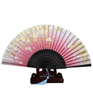 hot sale promotion products folding fan bamboo fans hand fan