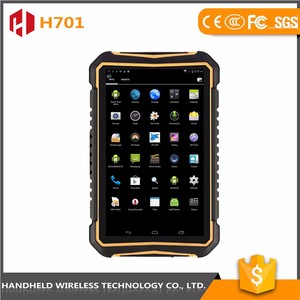 1D escáner de código de Barras 7 intch resistente wireless H701 ip 65 <span class=keywords><strong>android</strong></span> <span class=keywords><strong>4.4</strong></span> lector rfid de mano pda teléfono - Product Image 1