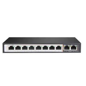 Todaair interruptor ethernet poe 8 portas 48v, para dispositivo cpe externo