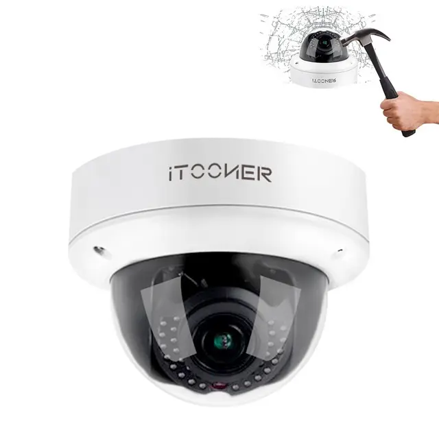 5.0MP HD Anti-Vandalisme Intérieur Démo de Sécurité À Domicile CCTV Caméra