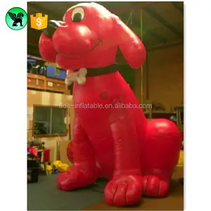 3m Pet's Food Advertising Inflatable Dog Customized 10ft Red Dog Inflatable For Sale A380