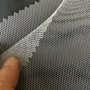 50D hard tulle and heavy stiff tulle diamond mesh fabric