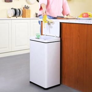 Poubelles intelligentes sans contact en acier inoxydable 50L <span class=keywords><strong>poubelle</strong></span> à poussière <span class=keywords><strong>poubelle</strong></span> intelligente armoires de meubles de <span class=keywords><strong>cuisine</strong></span> capteur <span class=keywords><strong>poubelle</strong></span> - Product Image 5