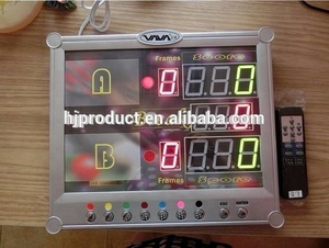 เครื่องนับคะแนนสนุกเกอร์อิเล็กทรอนิกส์แบบพกพา ทนทาน สำหรับโต๊ะบิลเลียด 147 คะแนน ควบคุมแบบไร้สาย ผลิตจากพลาสติกและโลหะ - Product Image 3