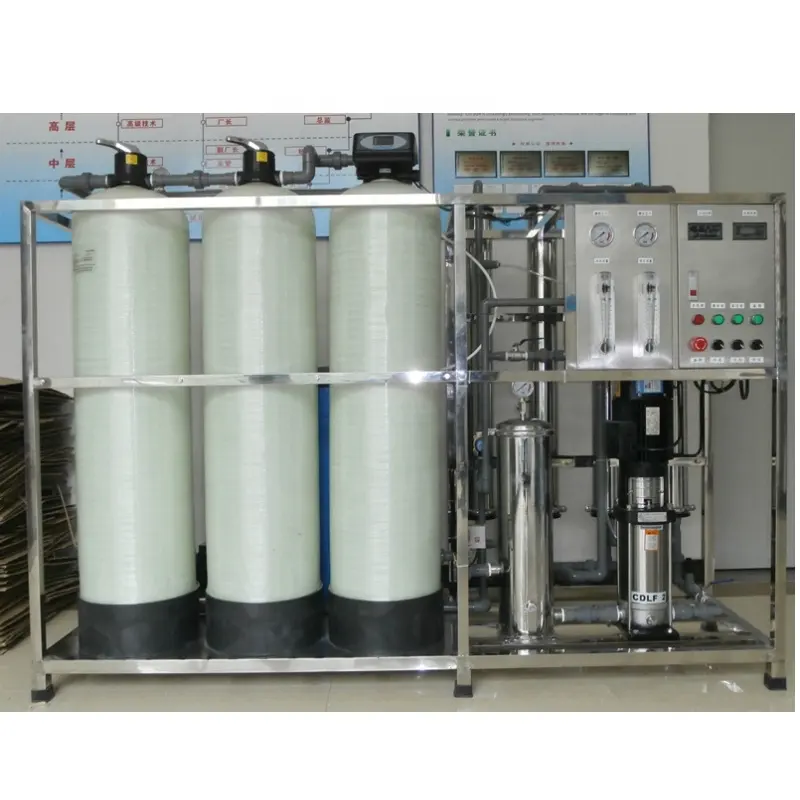 Industrial RO water plant price for 1000 liter per hour for reverse osmosis 500 lph treatment