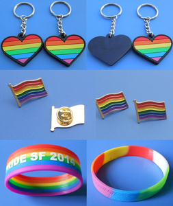 rainbow Flag Lapel Pin Badge Pride LGBT <strong>Lesbian</strong> Gay Diversity Symbol Sign <strong>Brooch</strong> - Product Image 3