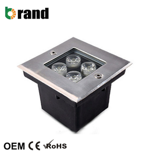 Thép Không Gỉ 24 Volt 9W <span class=keywords><strong>Led</strong></span> Ngoài Trời Mặt Đất Ánh Sáng <span class=keywords><strong>LED</strong></span> Tầng Decking Lights - Product Image 3