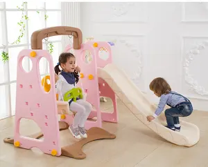 Professional ทนทานความปลอดภัยในร่ม Swing Baby Swing Home ชุดสไลด์ Garden Swing สไลด์