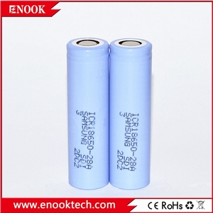 Stok büyük samsung 28a 2800 mAh Li-ion <span class=keywords><strong>3</strong></span>.7V şarj edilebilir abc2 18650 li-mn pil max. Deşarj - Product Image 1