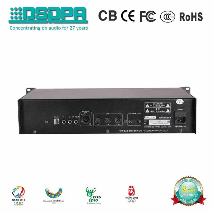 DSPPA MP9866II Programming Audio Digital Conference Controller for pa System Video Conference System