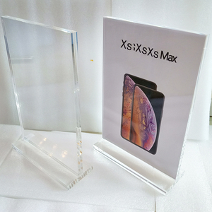 Chất Lượng Tốt A4 Kích Thước Giấy Acrylic Hiển Thị Đứng Acrylic Đăng Chủ Brochure Điện Thoại Di Động Hình Ảnh Hiển Thị Chủ - Product Image 4