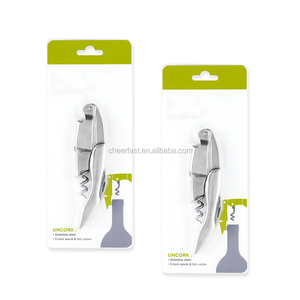 Tire bouchon de <span class=keywords><strong>vin</strong></span> rouge, en acier inoxydable et en argent, pour bouteille de <span class=keywords><strong>vin</strong></span>, professionnel robuste, de qualité supérieure, 1 pièce - Product Image 3