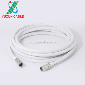 YUXUN CCTV RG6同軸ケーブル + F圧縮コネクタ工場価格ケーブルRG6 - Product Image 3