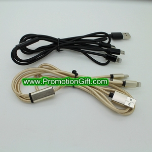 3 1 USB Veri Şarj Kablosu PVC Malzeme Kalaylı Bakır İletken Cep Telefonu Bilgisayar Kamera için 180 Derece Döner - Product Image 5