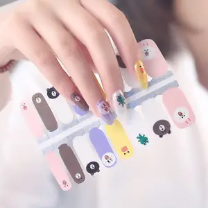 Adesivos para unhas personalizados, adesivos fofos da moda