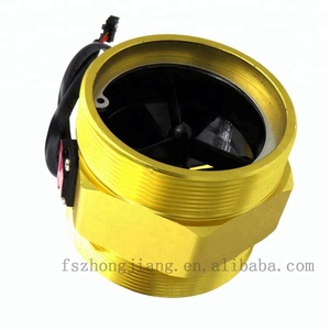 YF-DN80 3 polegadas líquido de bronze sensor de fluxo de água medidor de fluxo da turbina de tratamento de água de irrigação - Product Image 3
