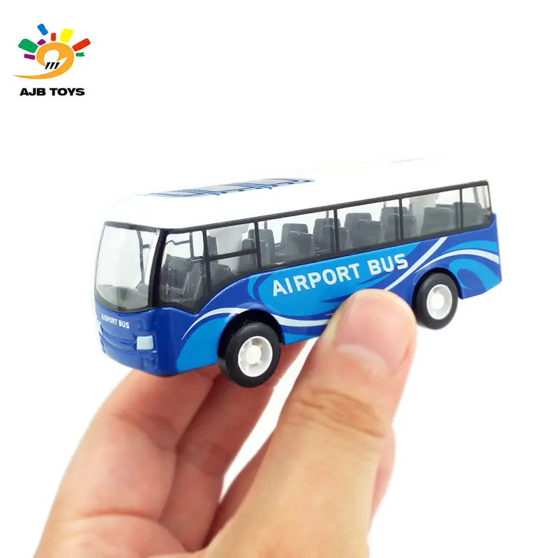 1: 55 scale diecast models metal mini toy bus cars
