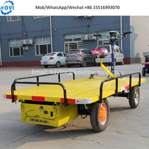 Heavy Duty Steel Platform <span class=keywords><strong>Trolley</strong></span> Cart quatro rodas triciclo de carga para uso em armazém disponível para venda nas Filipinas - Product Image 2