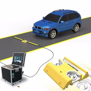 Sotto veicolo auto boom scanner di controllo di sicurezza sistema di controllo con ALPR