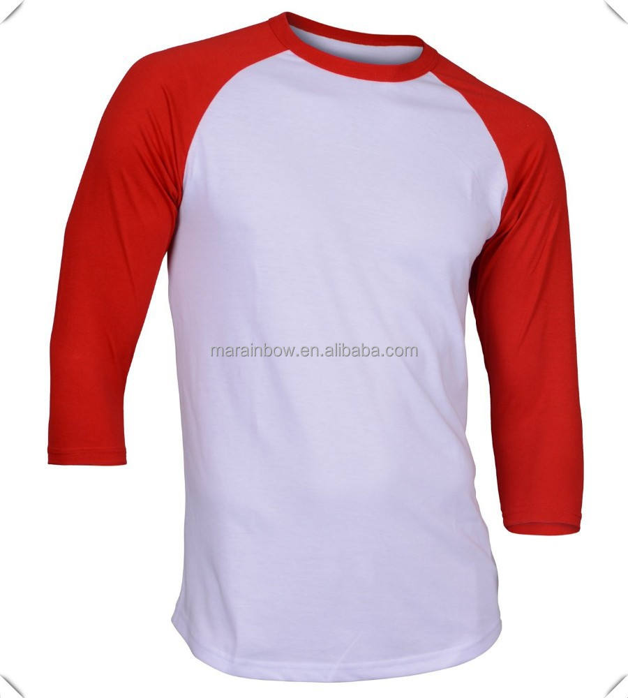 Camiseta de béisbol lisa de algodón suave, promocional, fabricante