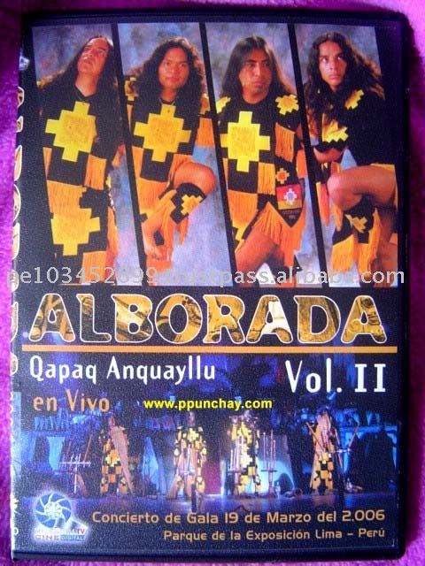 Alborada en Vivo qapaq anquayllu Vol. II музыки/Vcd/Перу