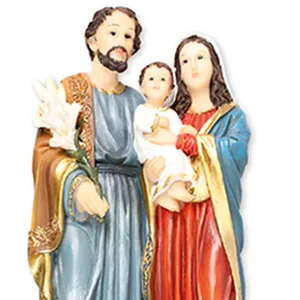 שרף פסל המשפחה הקדושה ישו מרי יוסף דתי מתנה