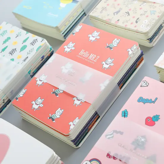 Koreaanse Middelbare Scholieren Kleine Verse Briefpapier Pocket Notebook Kleine Draagbare Notepad