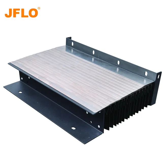 Protector de cubierta de fuelle con aletas de máquina láser de alta calidad, fuelle CNC de cubierta de acordeón JFLO