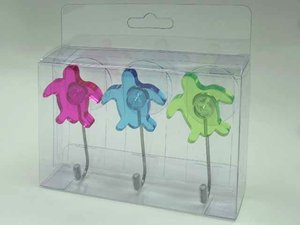 Crochet d'aspiration acrylique multicolore, 1 pièce, en forme de fleur, pour ventouse - Product Image 6