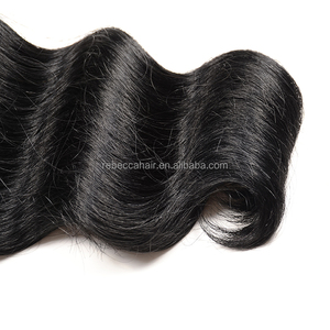 快递阿里批发高品质但优惠的价格巴西处女雷米人发延伸，松散深波头发编织 - Product Image 6