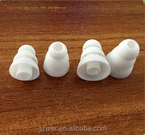 Factory for sale silicone earplug in earphone&headphone 3-layer silicone ear tips