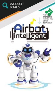 Giocattoli Educativi Multifunzionali per Ragazzi, Mini <span class=keywords><strong>Robot</strong></span> <span class=keywords><strong>Telecomandato</strong></span> a Infrarossi con Luci e Suoni - Product Image 2