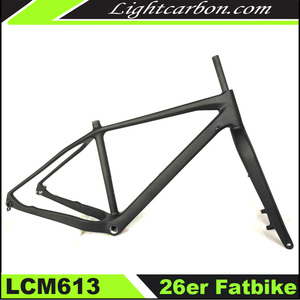 Telaio per Bicicletta LightCarbon 26er Comodo per Neve, Spiaggia e Sabbia, Adatto per Pneumatici Larghi e Fat Bike LCM613 - Product Image 3