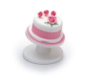 Ruota rotante regolabile di plastica della decorazione della torta di prezzi di fabbrica di vendita calda all'ingrosso, cremagliera rotante della torta - Product Image 3