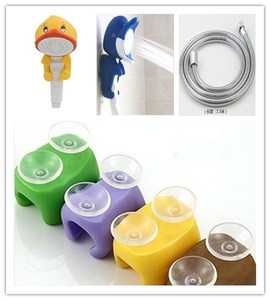 Buse de pommeau de douche à main animaux mignons, tête de filtre de douche à succion aspersée murale - Product Image 5