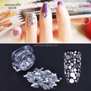 12 Formes Rond Carré Losange Hexagone <span class=keywords><strong>Blanc</strong></span> Paillettes Nail Art Paillettes Poudre Acrylique Pour Ongles - Product Image 6