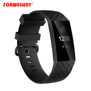 Forwelleny Smartwatch Phụ Kiện Mềm Silicone Ban Nhạc Cổ Tay Dây Đeo Vòng Đeo Tay Cao Su Cho <span class=keywords><strong>Fitbit</strong></span> Phí 3 SE - Product Image 1