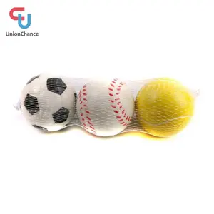 الترويجية بو 3 قطعة الكرة للأطفال مخصص بو رغوة ضد الإجهاد ضغط الكرة الإجهاد
