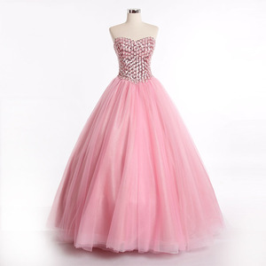 RSM6694 rose 2016 robes de bal perlées sexy robes de bal fines robes sexy de bal chérie de diamant - Product Image 1
